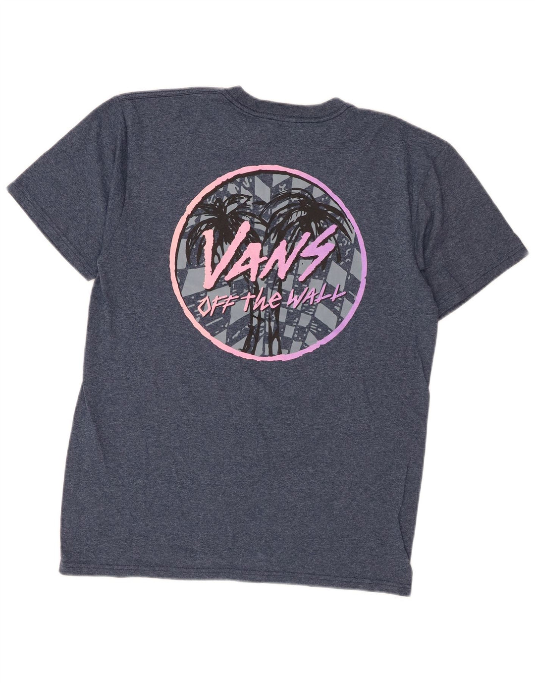 Мужская футболка с рисунком Vans, средний синий в крапинку