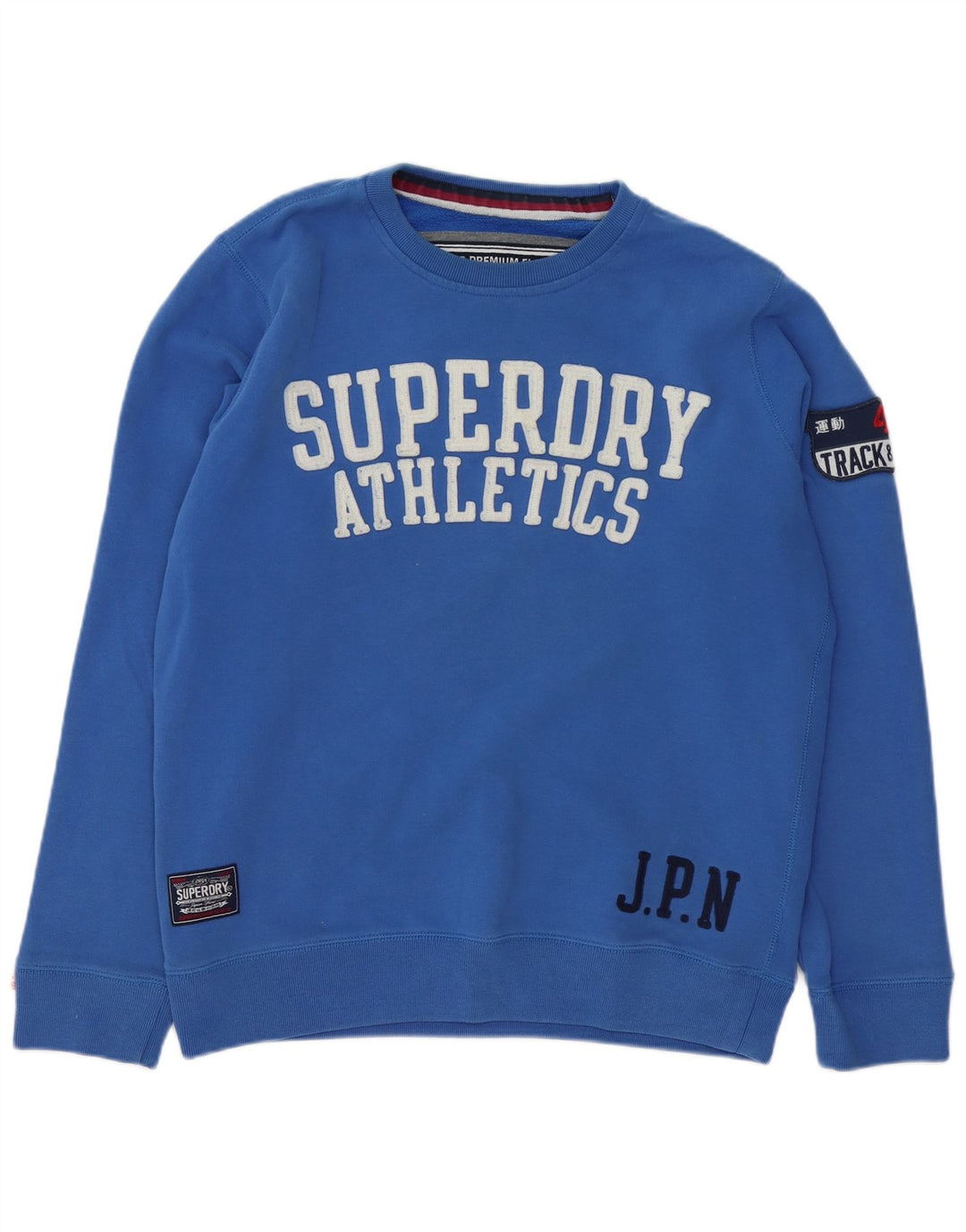 Мужской свитшот с рисунком Superdry 2XL, синий хлопок