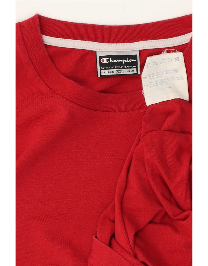 CHAMPION Мужская футболка Top XL Красный Хлопок