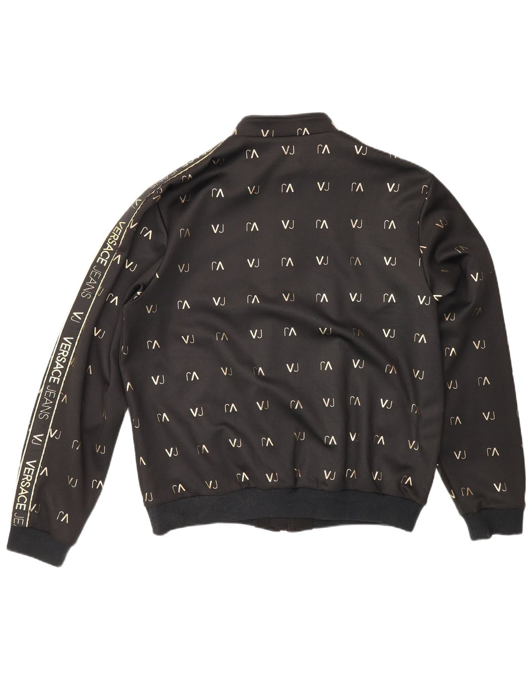Versace Мужской спортивный костюм с графическим рисунком Верхняя куртка XL Черный Полиэстер Спортивный