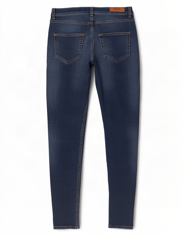 Женские джинсы скинни Superdry W29 L27, синий хлопок