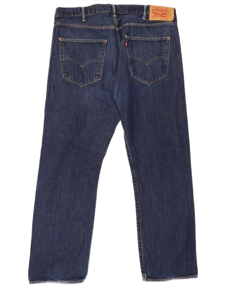 Мужские прямые джинсы Levi's 501 W40 L32 темно-синие