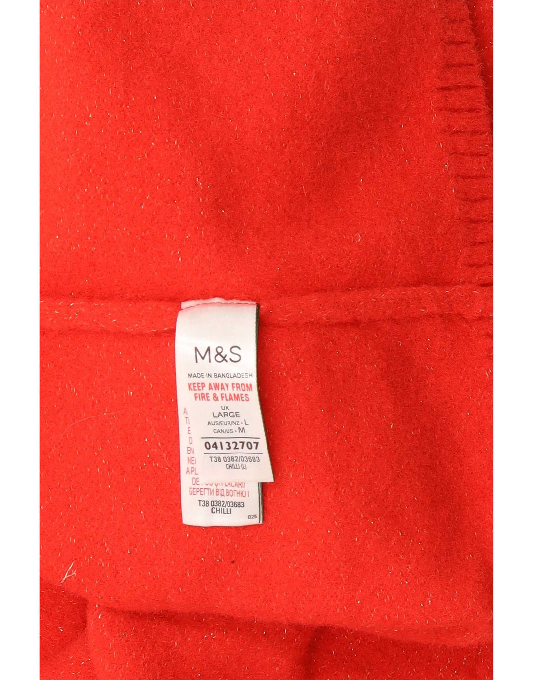Женский джемпер с высоким воротником Marks & Spencer, Великобритания, 16, большой красный