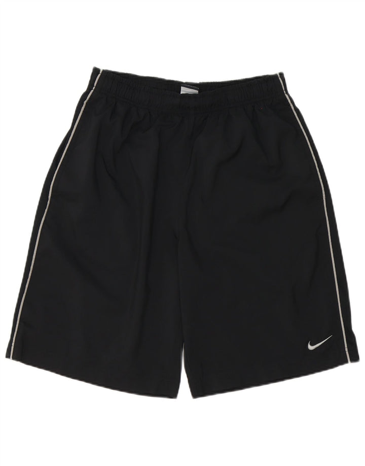 Мужские спортивные шорты Nike Dri Fit, средний черный полиэстер