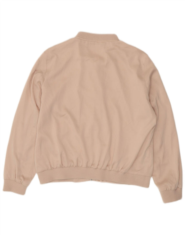 Женский бомбер ZARA UK 18 XL, розовый полиэстер