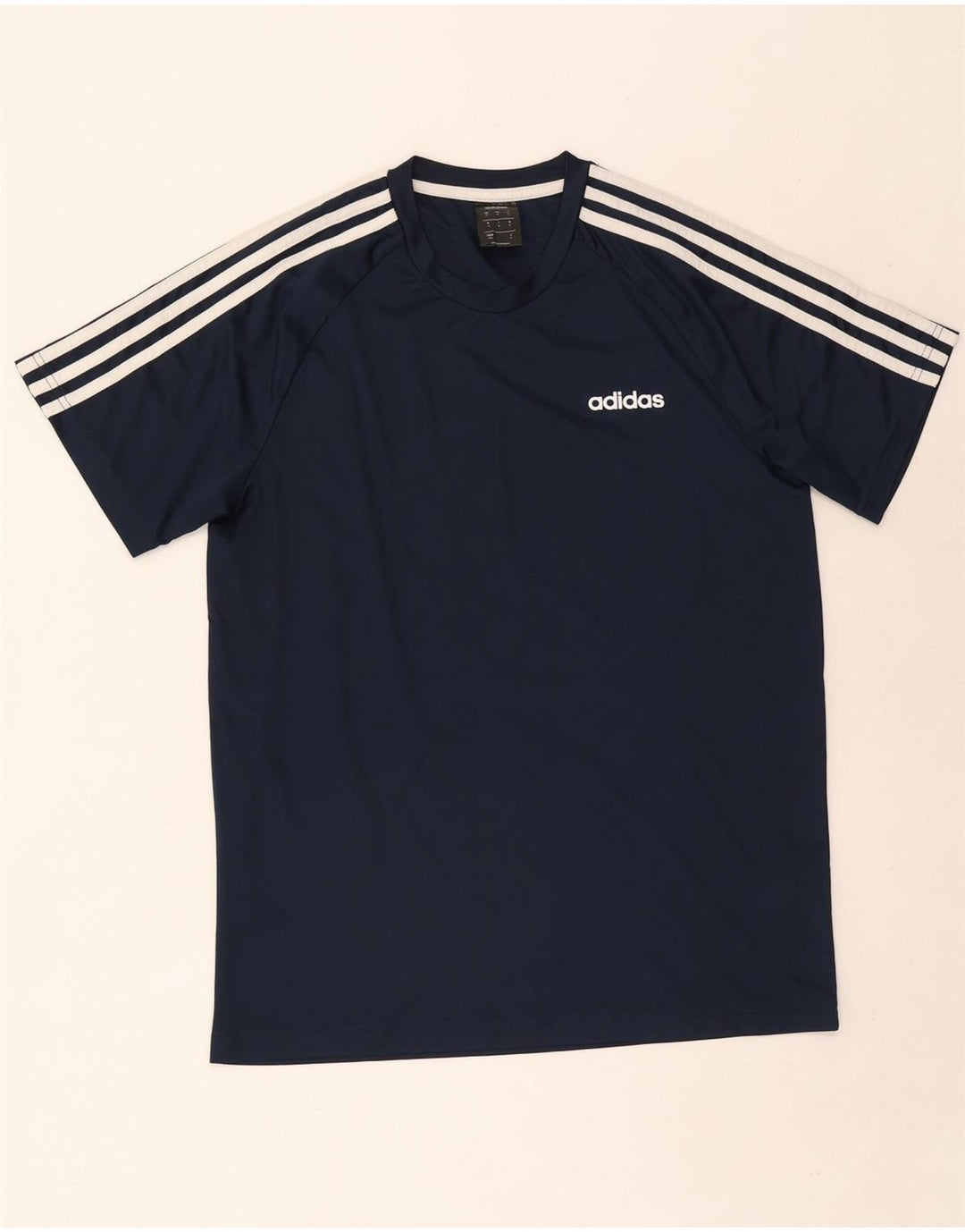 Мужская футболка Adidas Climalite, средний темно-синий, полиэстер