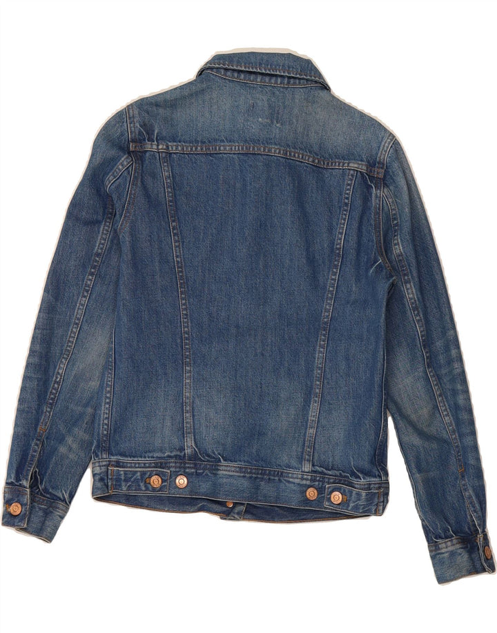 J. CREW Womens Denim Jacket UK 6 XS Blue Cotton Vintage J. Crew and Second-Hand J. Crew from Messina Hembry 