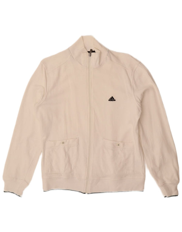 Мужская спортивная куртка ADIDAS UK 40/42, средний белый хлопок