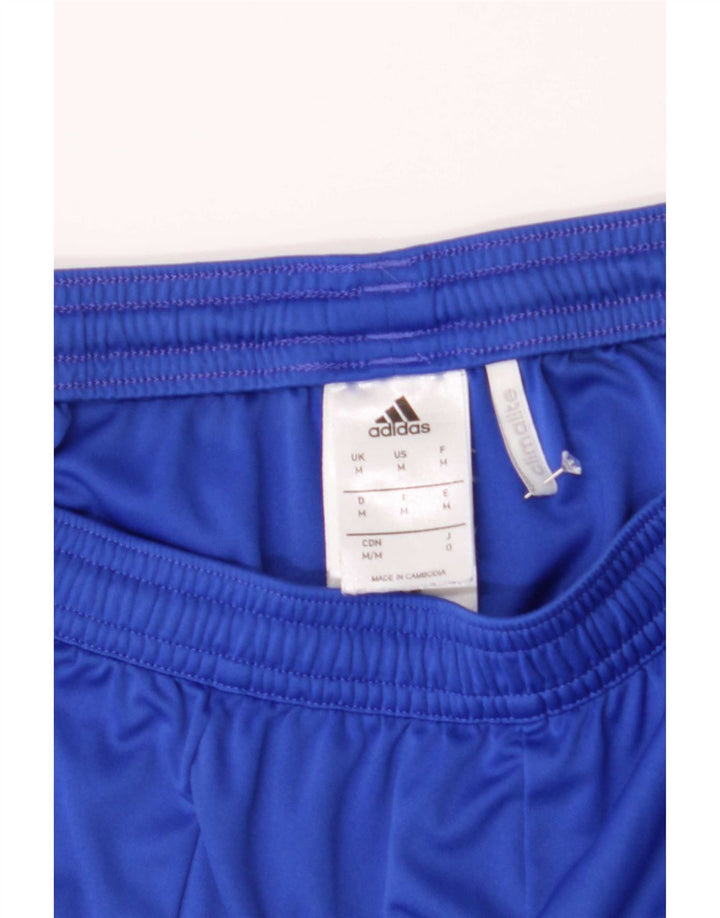 Мужские спортивные шорты Adidas Climalite, средний синий, полиэстер с цветными блоками