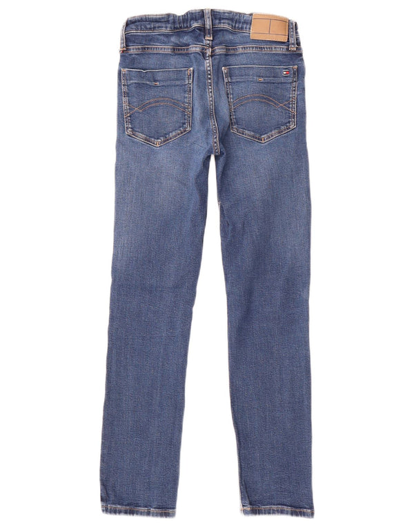 Джинсы скинни Tommy Hilfiger для мальчиков 9–10 лет W22 L25, синий хлопок