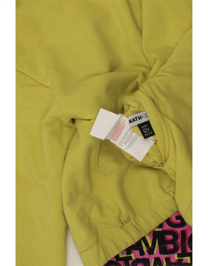 ВИНТАЖНАЯ Двусторонняя куртка с капюшоном и графическим рисунком для девочек 11–12 лет, розовый хлопок