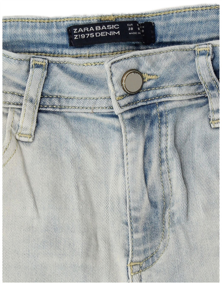 Женские джинсовые шорты Zara EU 38, маленькие W28, синие