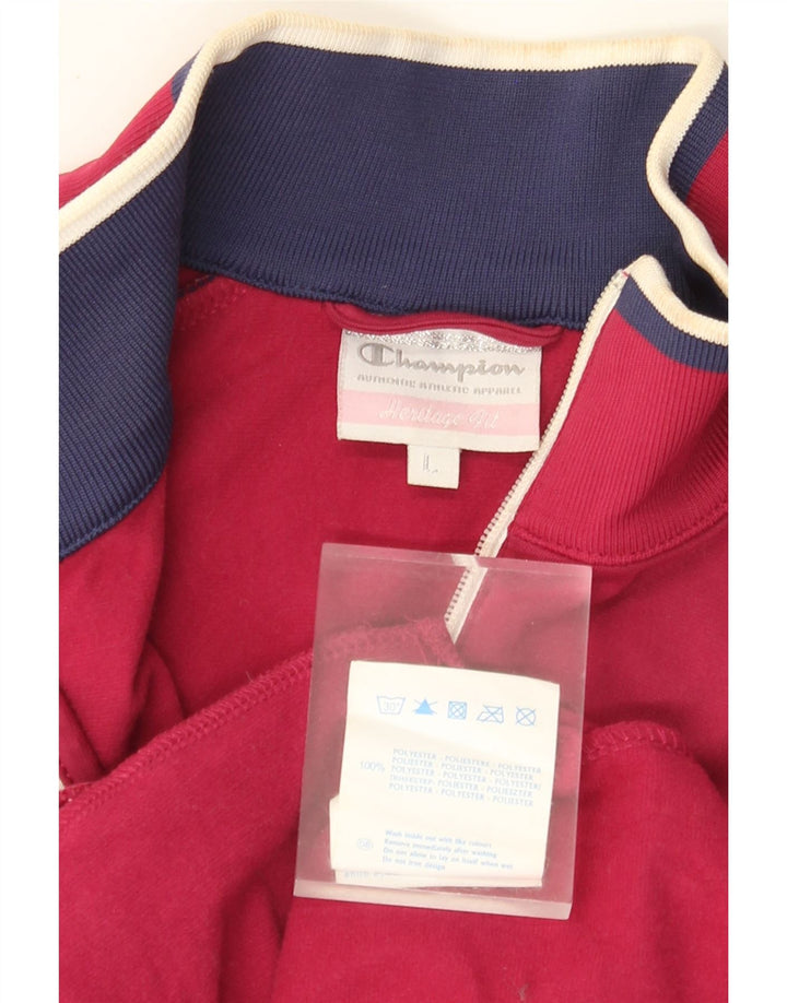 Женская спортивная куртка CHAMPION Heritage Fit, верхняя куртка UK 14, большая красная