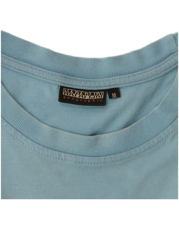 NAPAPIJRI Мужская футболка с географической графикой, средний синий цвет