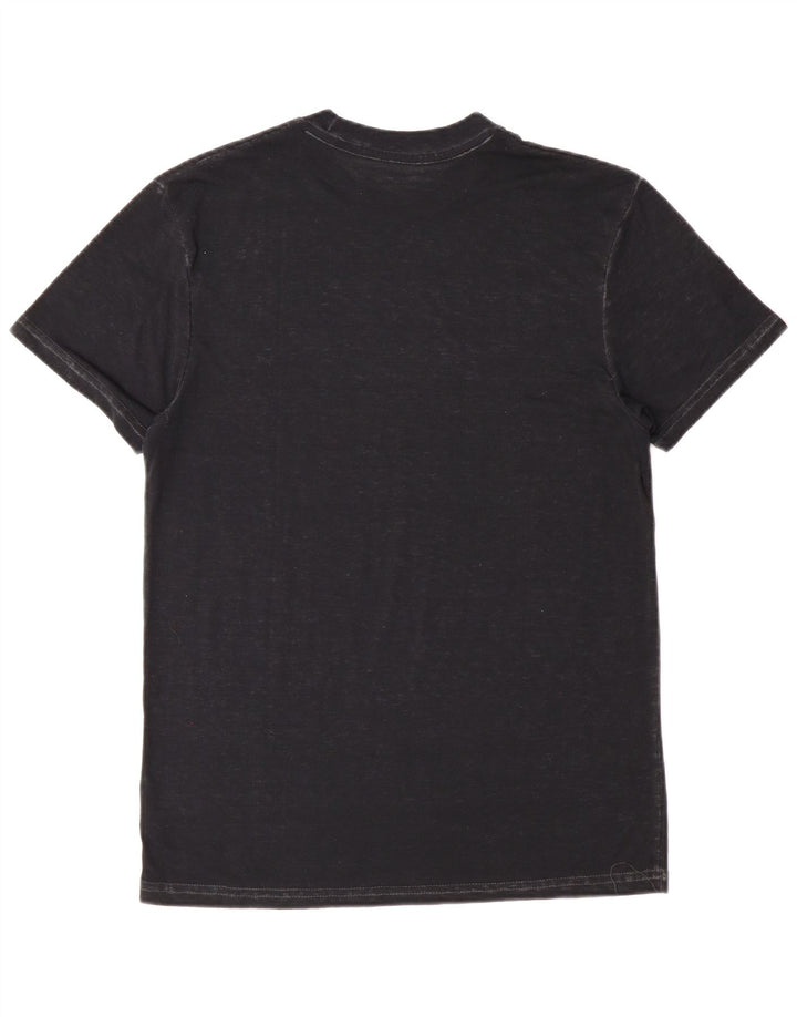 Мужская футболка с графическим рисунком Hard Rock Cafe Amsterdam, черный хлопок среднего размера