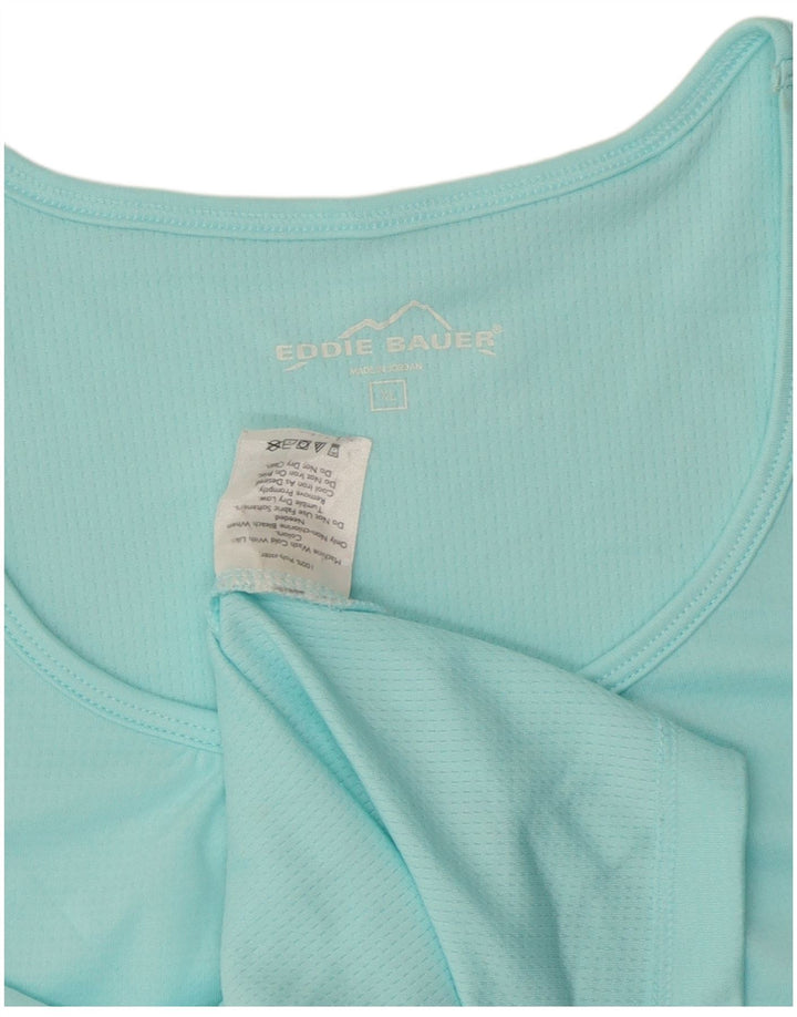 Женская футболка EDDIE BAUER Top UK 18 XL, синяя, полиэстер