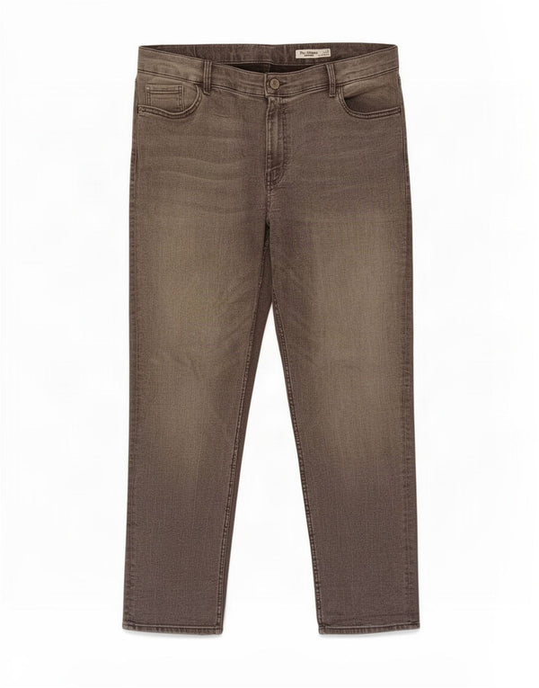 Topshop Womens The Sienna Straight Jeans UK 16 Large W36 L29 Grey Cotton