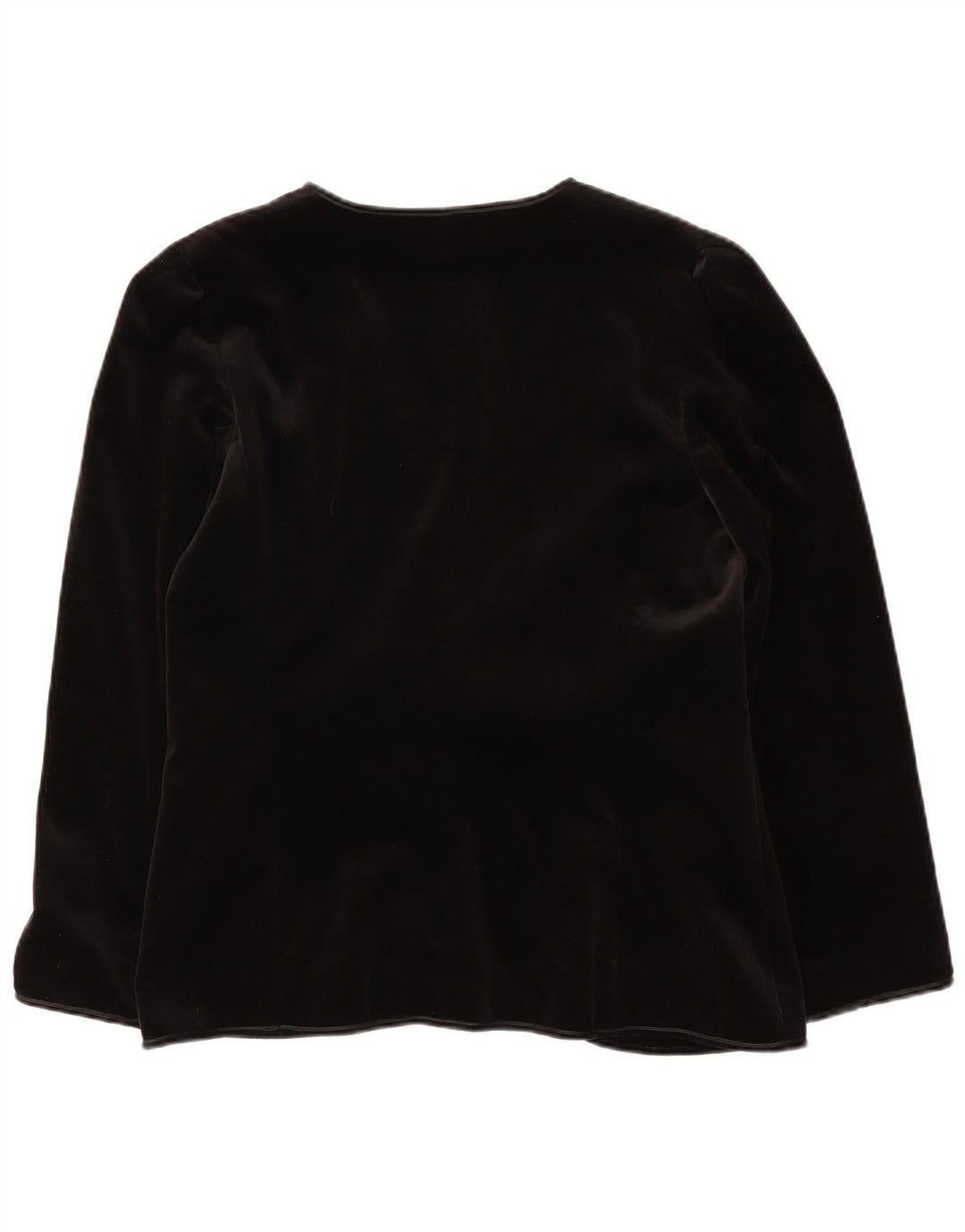 Женский открытый бархатный пиджак Your Sixth Sense EU 42, большой черный