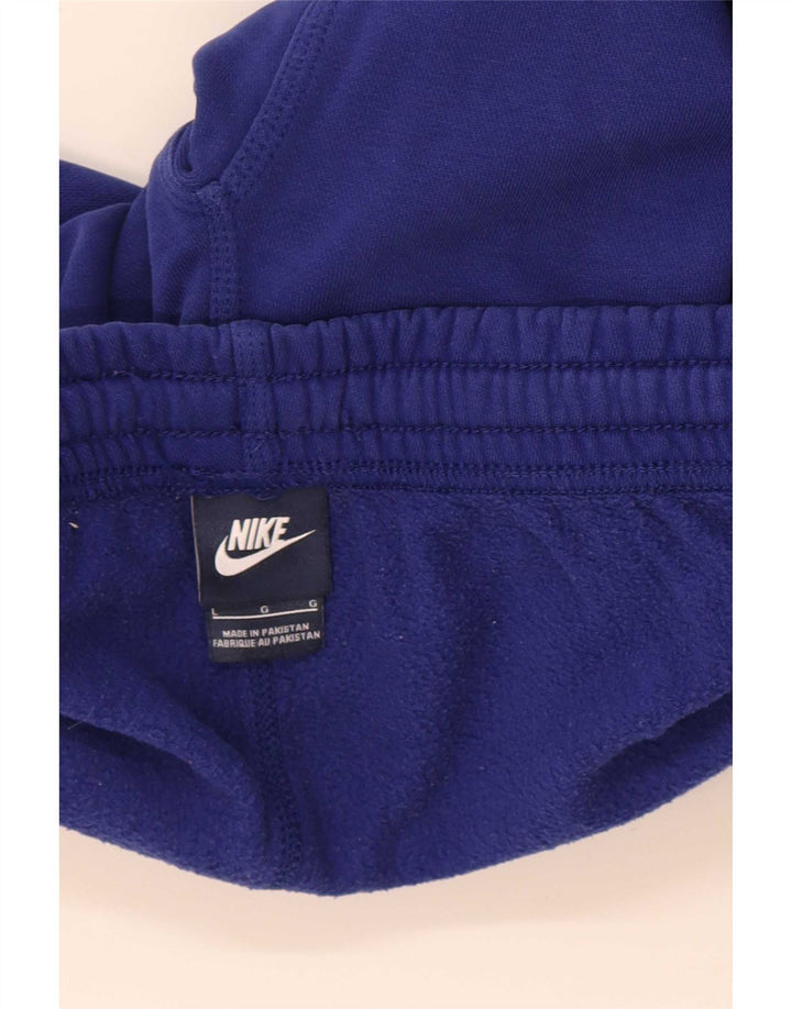 Мужские спортивные брюки Nike, большие синие хлопковые брюки для бега