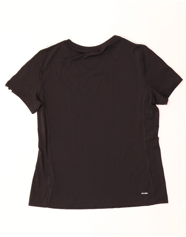 Женская футболка Adidas Climalite Top UK 20/22 XL, черный полиэстер