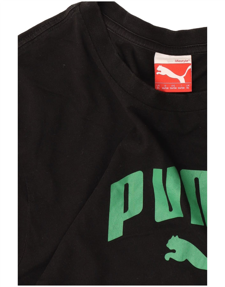 Мужская футболка с рисунком Puma Top XL черная