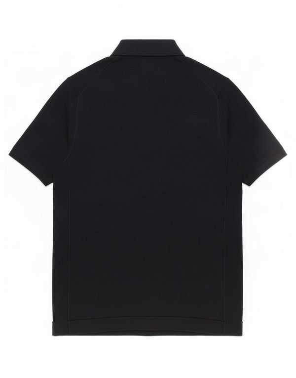 Мужская рубашка-поло Massimo Dutti, темно-синяя, большая