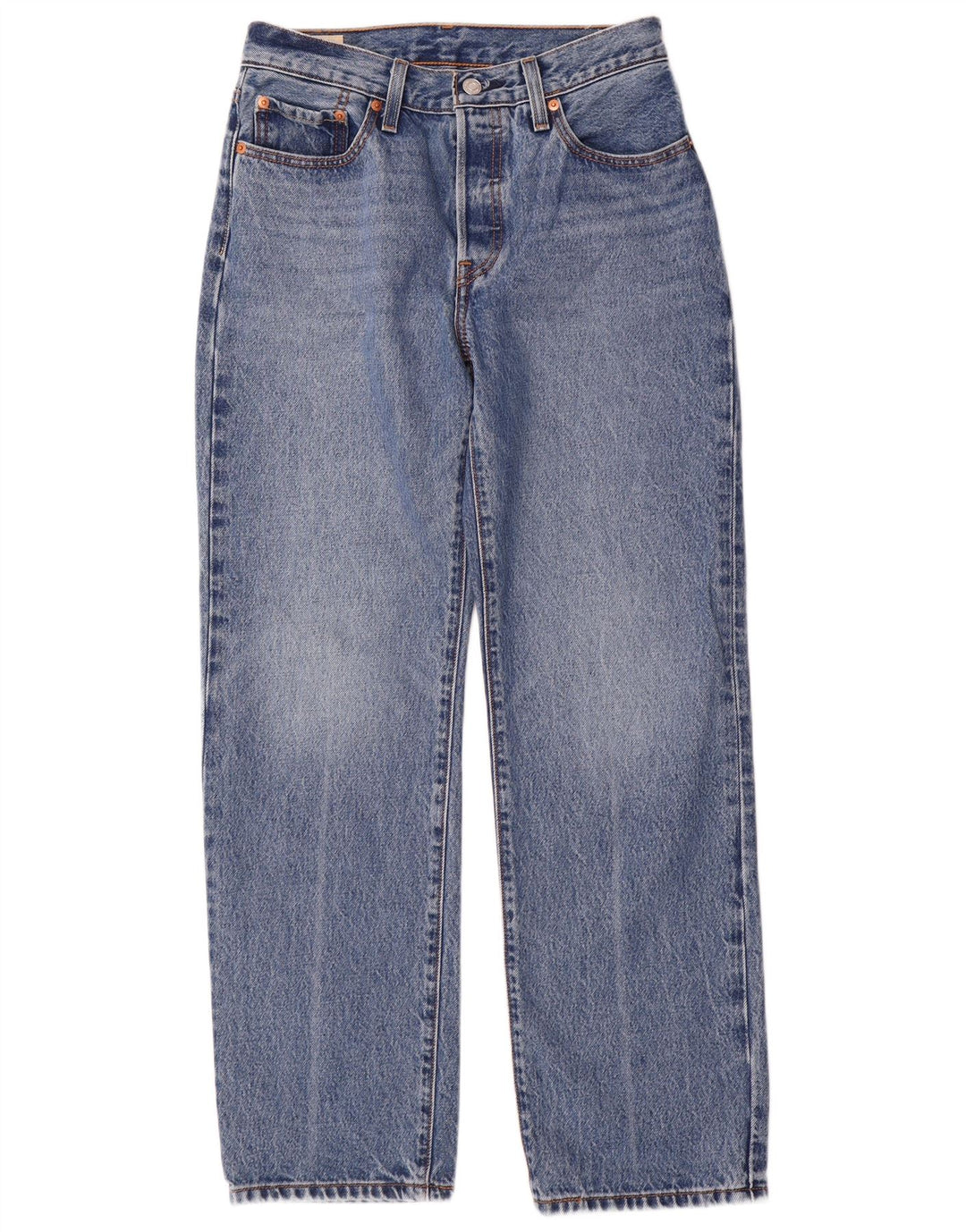 Женские прямые джинсы Levi's 501 W26 L30 синие, хлопок 90-х