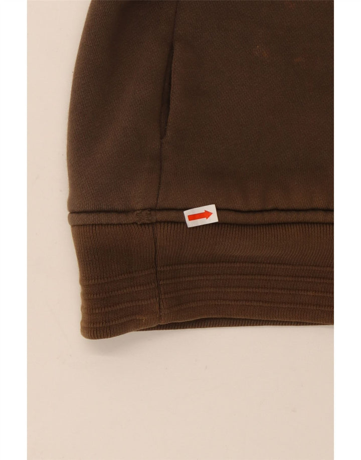 Мужской свитер с капюшоном на молнии с рисунком ANIMAL, большой коричневый, хлопковый