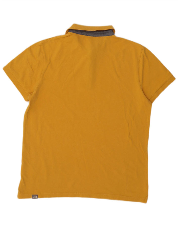 Мужская рубашка поло The North Face, большая желтая хлопковая рубашка