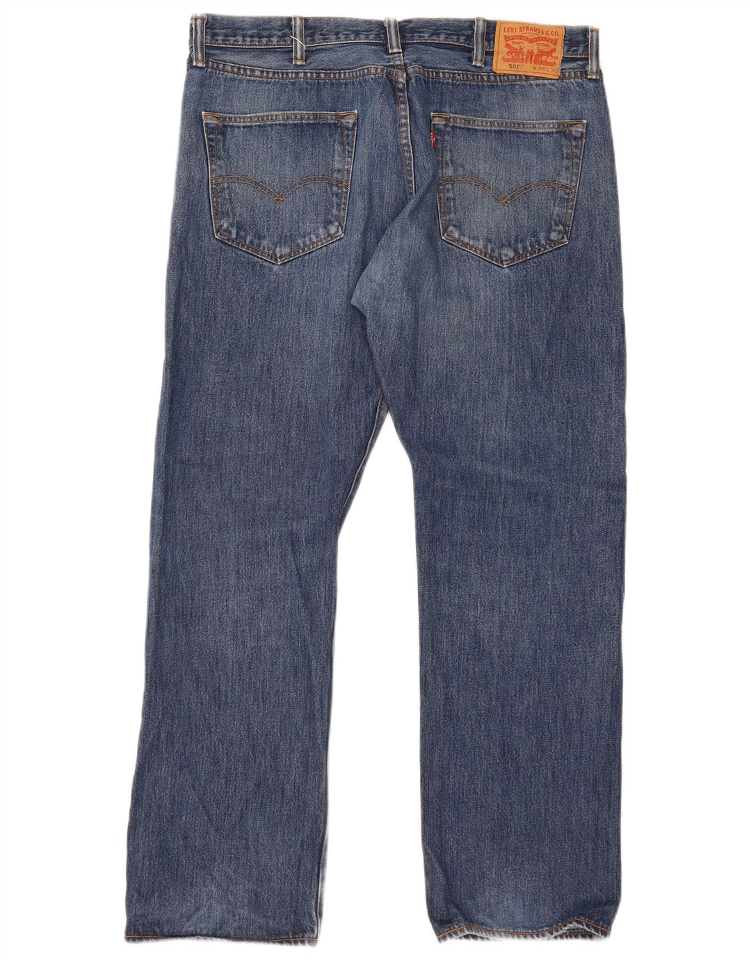 Мужские прямые джинсы Levi's 501 W38 L30 синие, хлопок