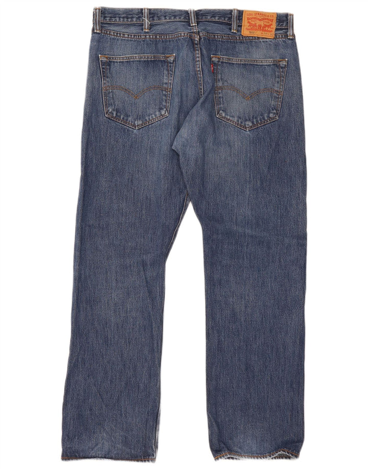 Мужские прямые джинсы Levi's 501 W38 L30 синие, хлопок