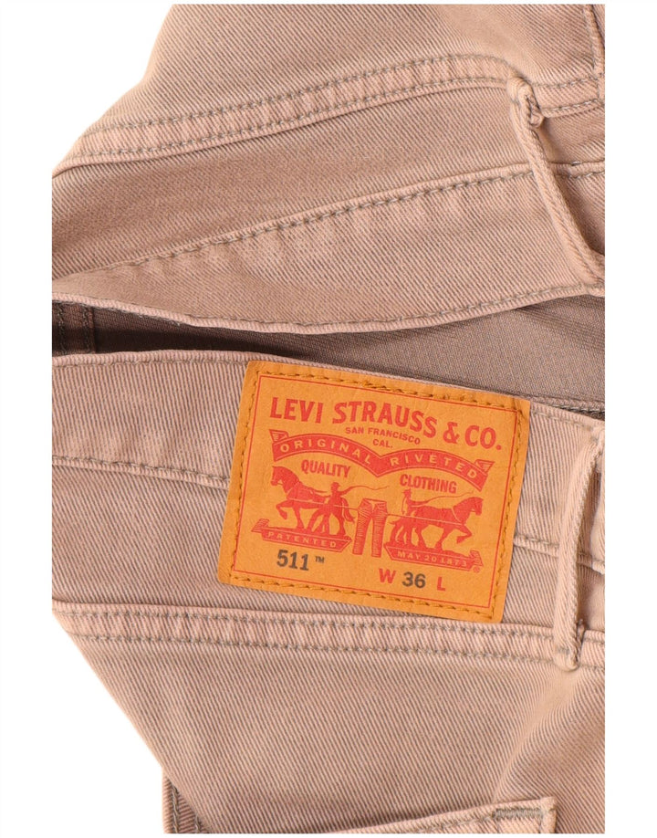Мужские джинсовые шорты LEVI'S 511 W36 Большие Серые