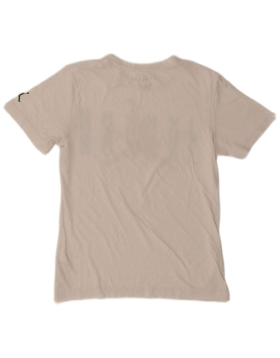 Футболка с рисунком JORDAN для мальчиков, топ 12–13 лет, большой размер, белый хлопок