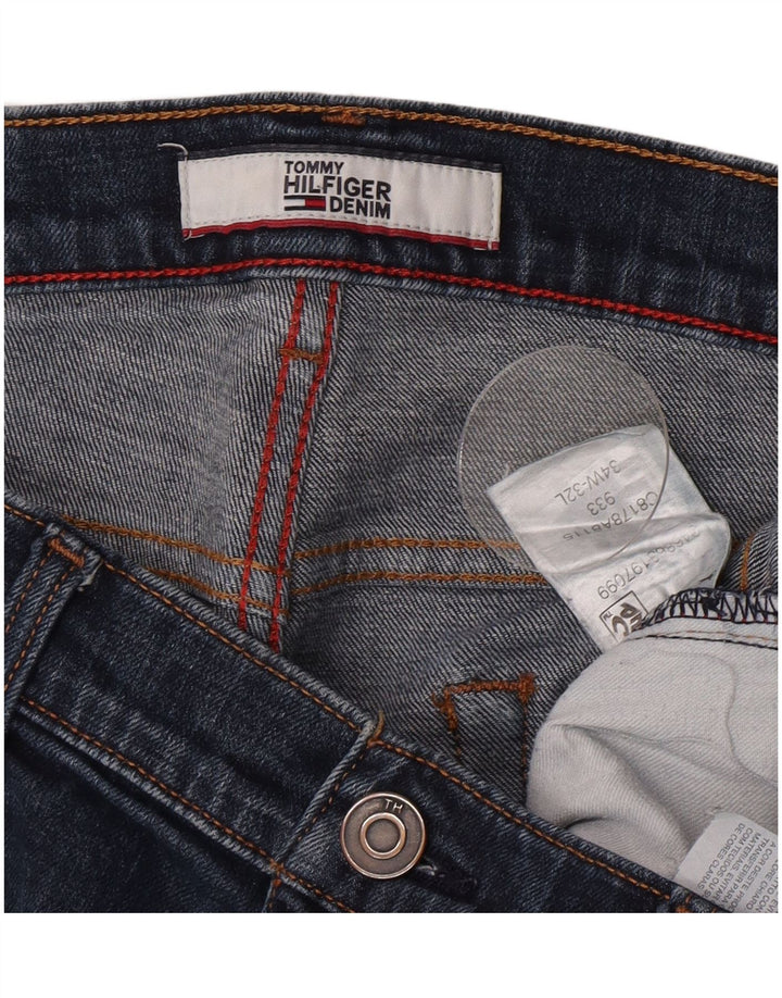 Мужские узкие джинсы Tommy Hilfiger W34 L32 синие