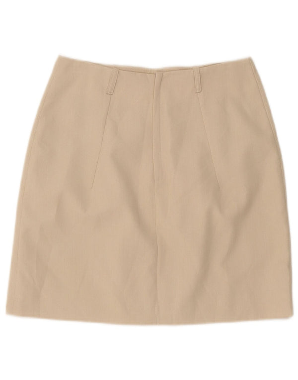Женская мини-юбка Sport Staff IT 42 Medium W32 Бежевый вискоза