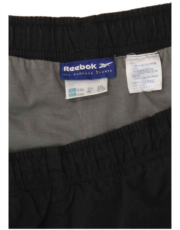 Мужские спортивные брюки Reebok 2XL, черный нейлон