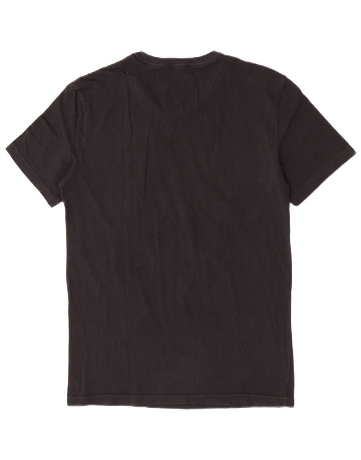 Мужская футболка Nike Dri Fit из хлопка среднего размера, черная