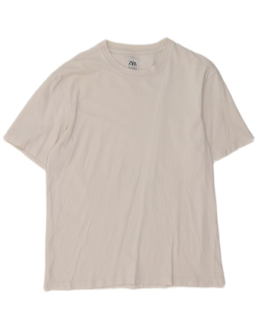 Zara Мужская футболка Top Medium White