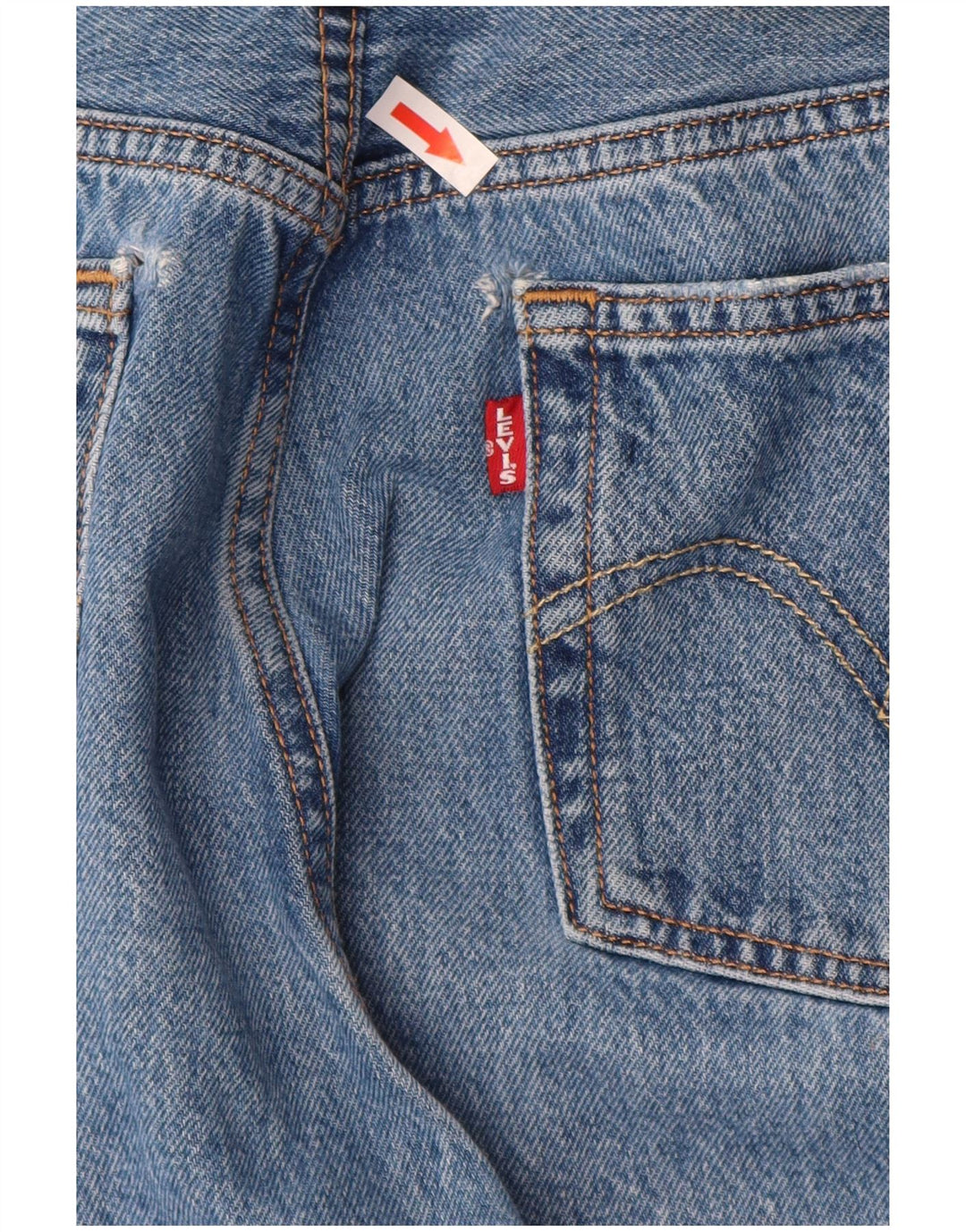 Женские прямые джинсы Levi's 501 W30 L30 синие