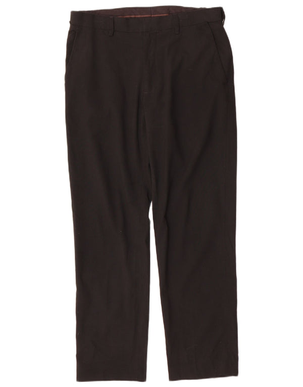 Мужские прямые брюки-чиносы Marks & Spencer W32 L29 черные