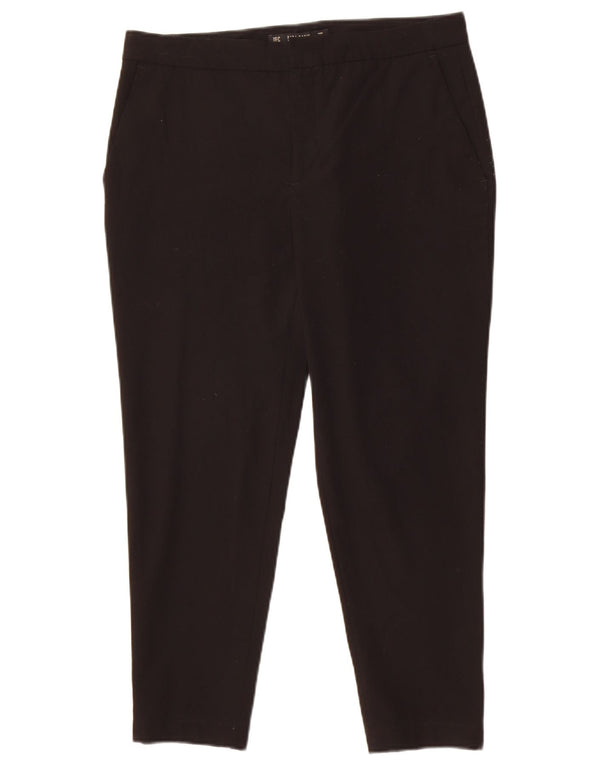 Брюки женские укороченные Zara EU 40 Medium W32 L25 Черные