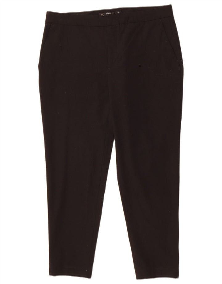 Брюки женские укороченные Zara EU 40 Medium W32 L25 Черные