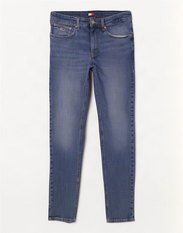 Мужские зауженные зауженные джинсы Tommy Hilfiger Austin W33 L34, синий хлопок