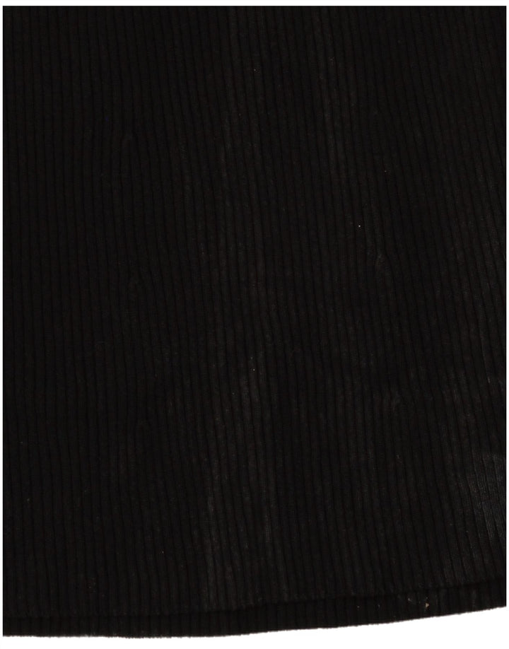 Женское платье-джемпер ZARA UK 6, маленькое черное из вискозы