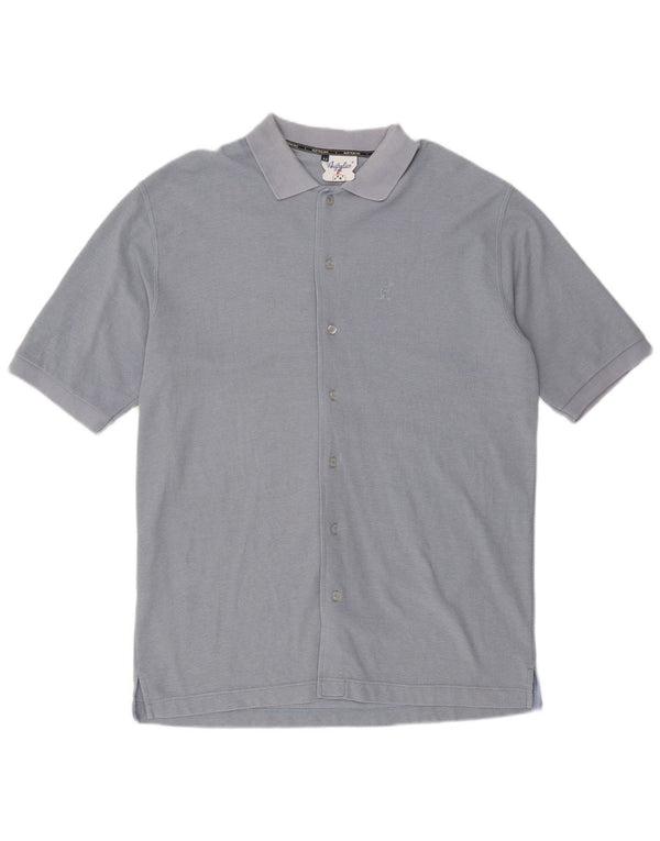 Мужская рубашка с коротким рукавом AUSTRALIAN L'ALPINA IT 54 XL Серый хлопок