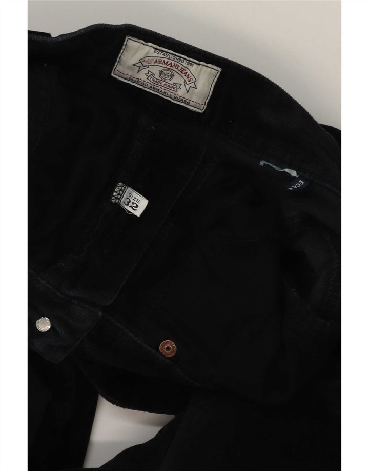 Женские узкие повседневные брюки Armani W32 L29 черные