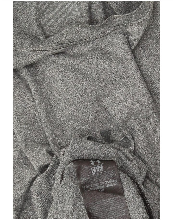 Мужской топ Under Armour Cold Gear с длинным рукавом, средний серый полиэстер