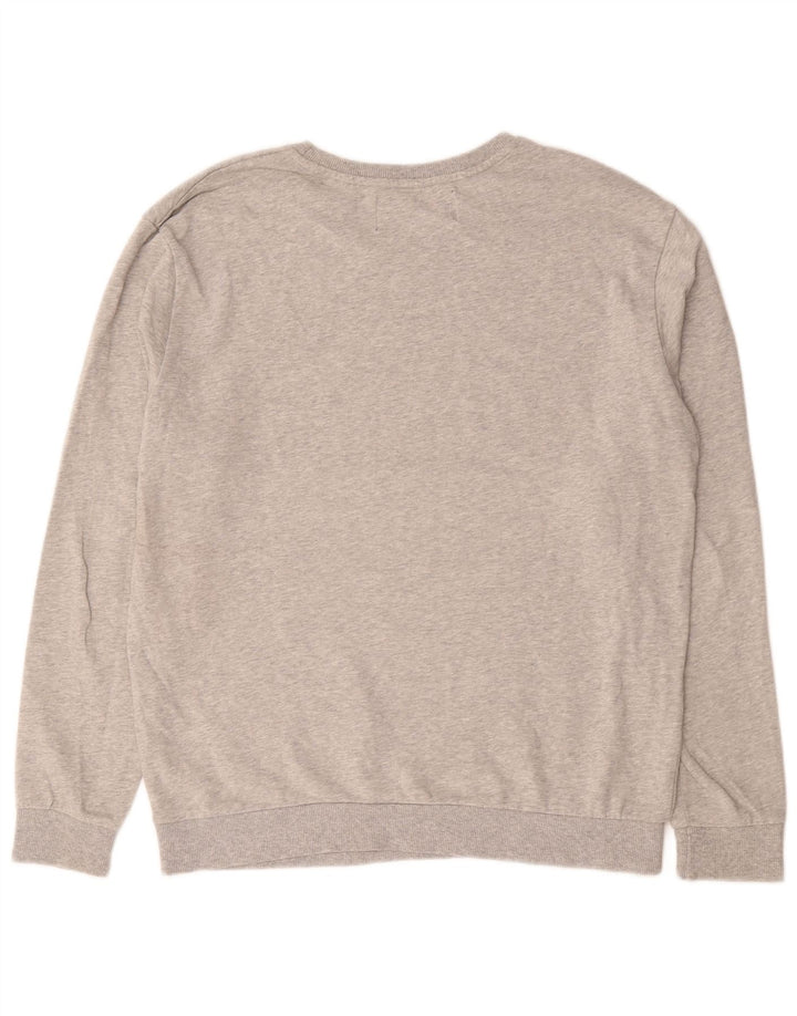 Мужской свитшот с рисунком Zara XL, серый хлопок