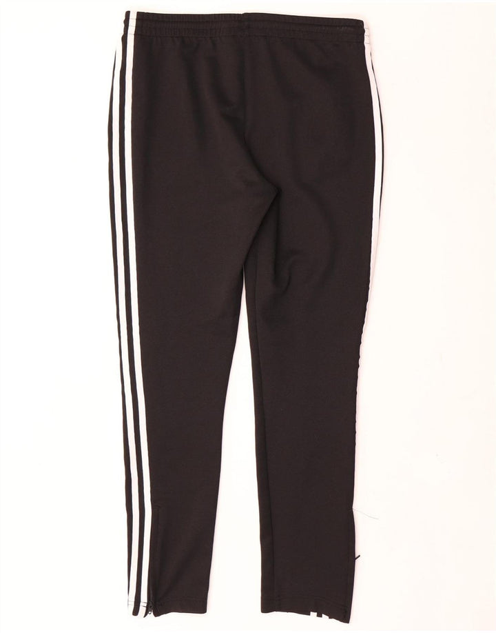 Женские спортивные брюки Adidas UK 12, средний черный полиэстер