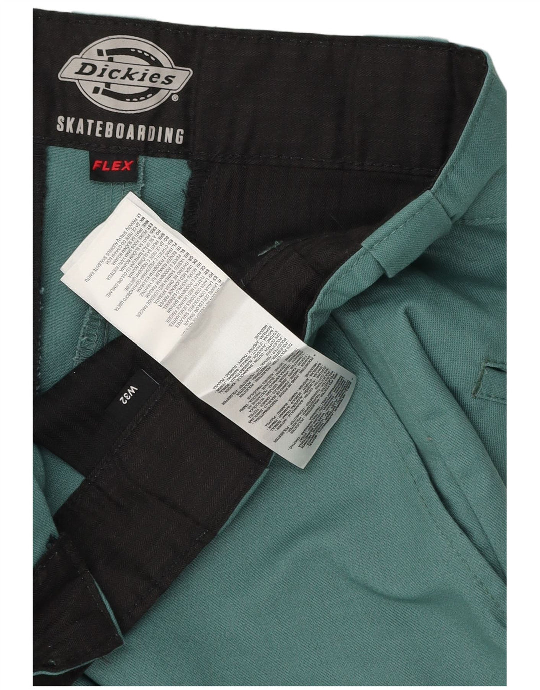 Мужские шорты чинос Dickies W32, хлопковые, среднего зеленого цвета
